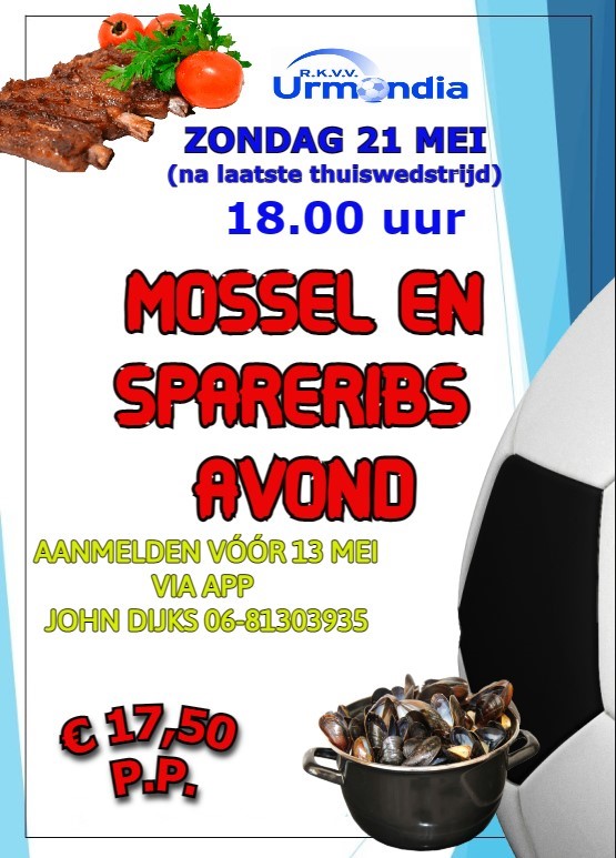 Mossel en Spareribsavond
